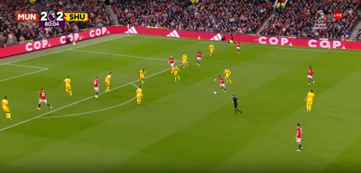 VIDEO/ Supergoli i Bruno Fernandes per Manchester Unitedin kunder Sheffieldit