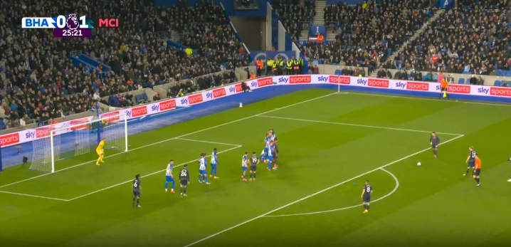 VIDEO/ Manchester City e dyfishon epërsinë kundër Brighton, Phil Foden shënon nga gjuajtja e lirë