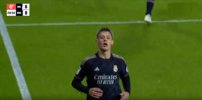 VIDEO/ Goli i Arda Guler për Real Madridin kundër Real Sociedadit