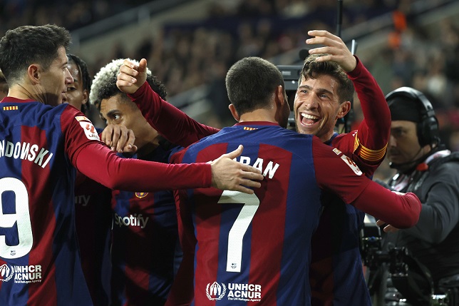 Barcelona has only suffered two defeats in their last 15 league matches,