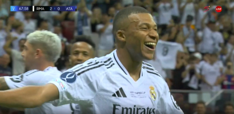 Read more about the article VIDEO/ Kylian Mbappe e shënon golin e parë me fanellën e Real Madridit