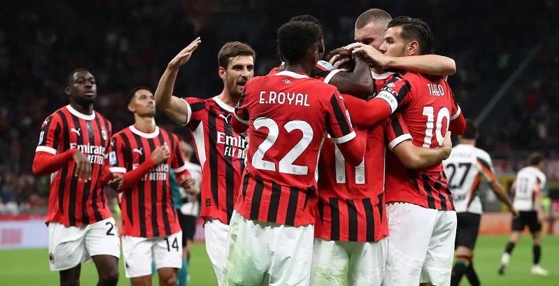 Read more about the article FULL TIME: AC Milan 4 – 0 Venezia