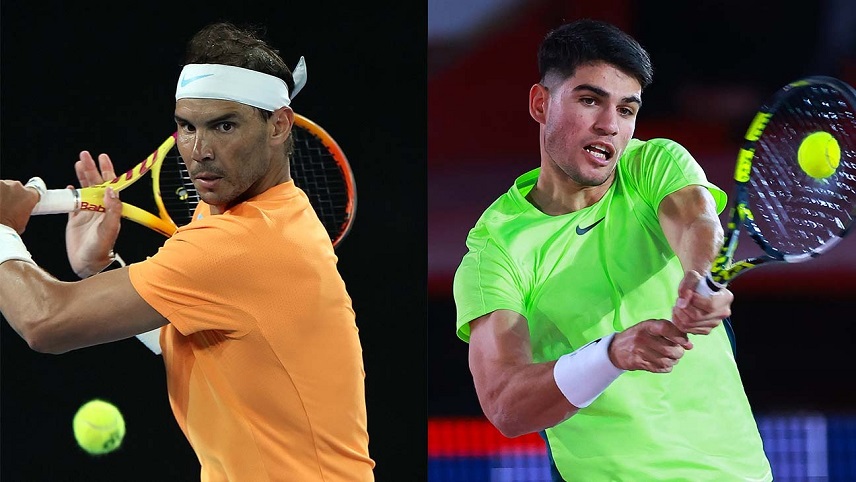 Read more about the article Rafael Nadal and Carlos Alcaraz will go head to head one last time in Saudi Arabia tonight