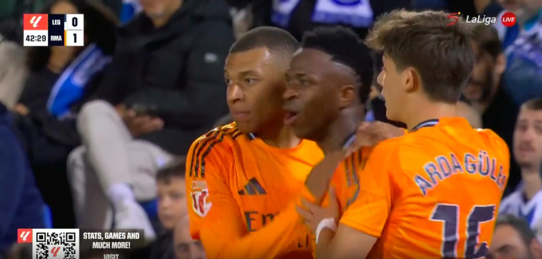 Read more about the article VIDEO/ Vinicius Junior asiston, Kylian Mbappe e kalon në epërsi Real Madridin kundër Leganes