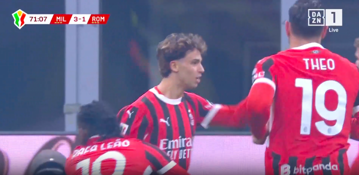 Read more about the article VIDEO/ Goli i Joao Felix për Milanin kundër Romës