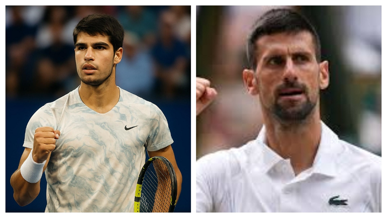 Alcaraz was the last man to beat Djokovic in a Grand Slam final at Wimbledon 2024